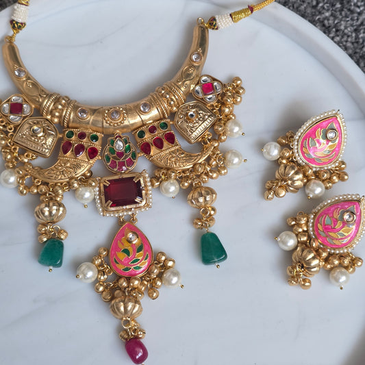 Eshale Fusion Hasli Necklace Set image 3