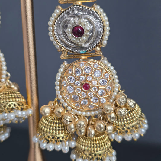 Eshale Kashmiri Jhumki Motif Sahara Earrings image 3