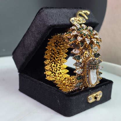 Elara Crystal & Emerald Stone Karah