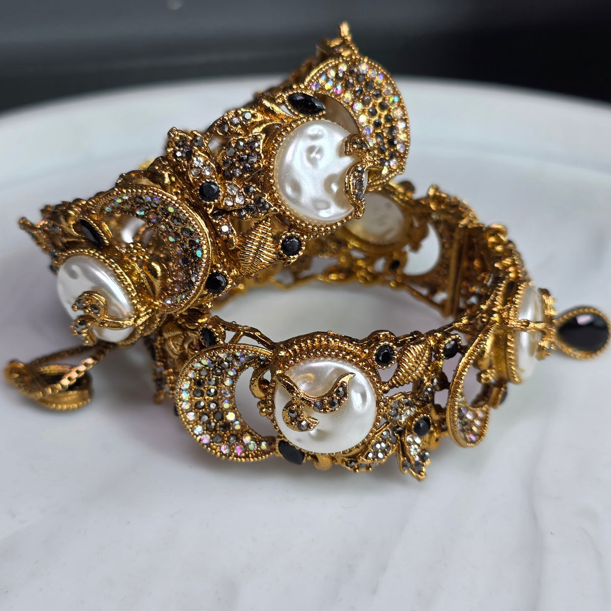 Elara Pearl & Black Stone Kareh