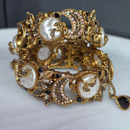Elara Pearl & Black Stone Kareh
