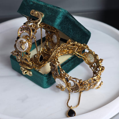 Elara Pearl & Black Stone Kareh