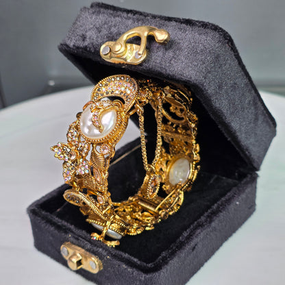 Elara Pearl & Champagne Stone Kareh