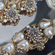 Elara Pearl iridescent choker set