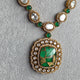 Elyzae Emerald Green Marble Mala Set