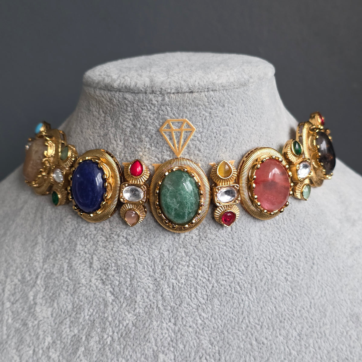 Elyzae Multi Single Layer Choker Set