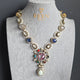 Elyzae Pink Stone Multi Mala Set