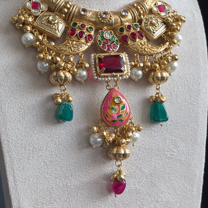 Eshale Fusion Hasli Necklace Set