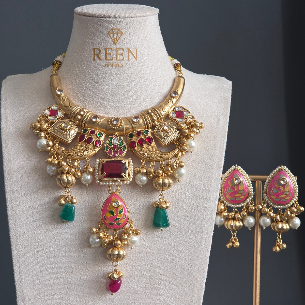 Eshale Fusion Hasli Necklace Set