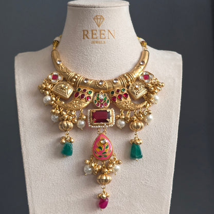 Eshale Fusion Hasli Necklace Set