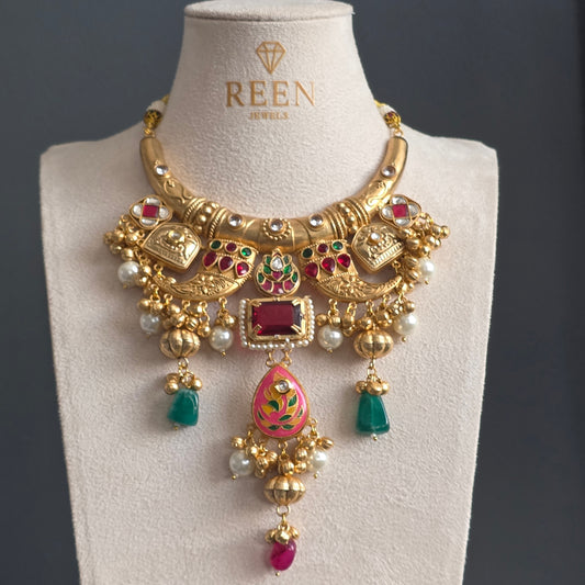 Eshale Fusion Hasli Necklace Set image 2