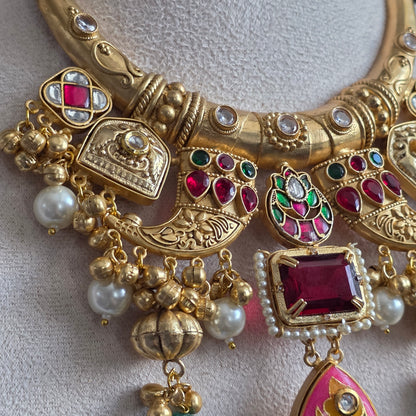Eshale Fusion Hasli Necklace Set