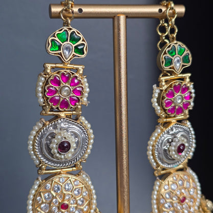 Eshale Kashmiri Jhumki Motif Sahara Earrings