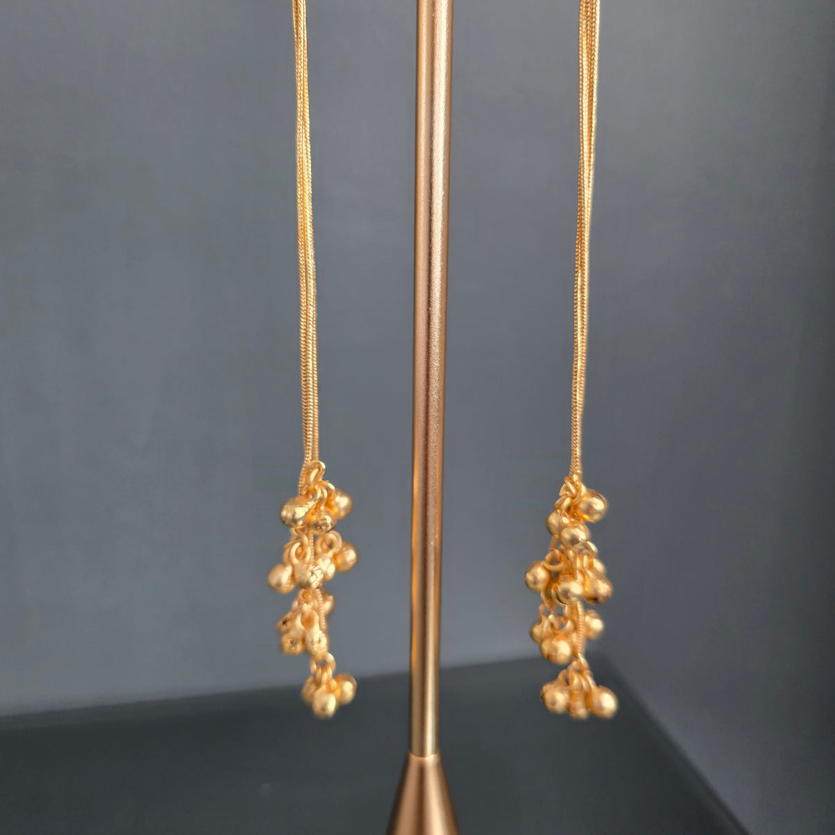 Eshale Kashmiri Pink Ghungroo Jhumkis