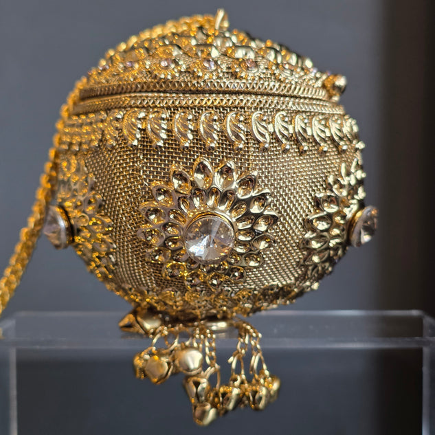 Gold Round Small Potli