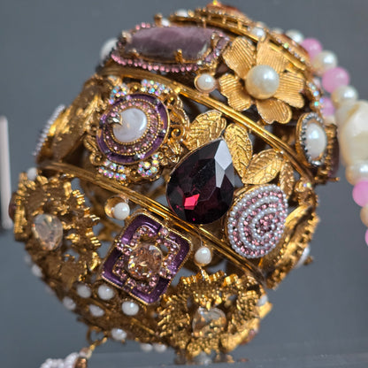 Mauve Encrusted Potli