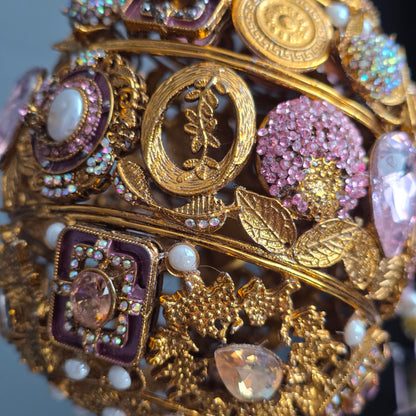 Mauve Encrusted Potli