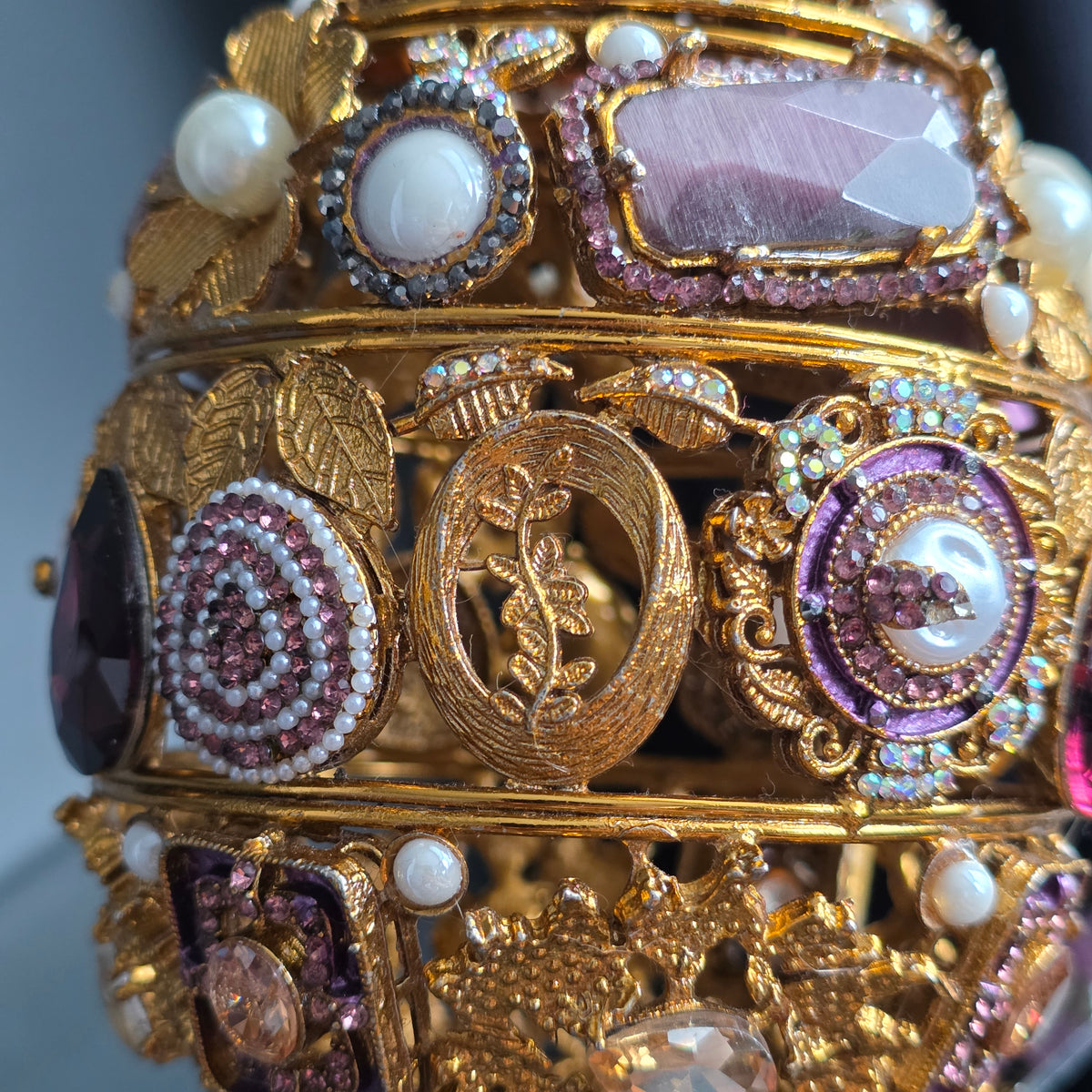 Mauve Encrusted Potli