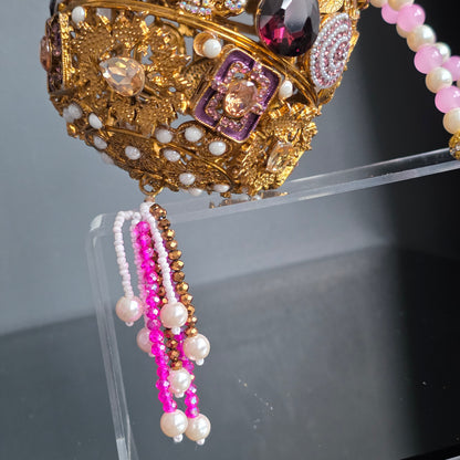 Mauve Encrusted Potli