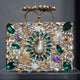 Pearl & Emerald Encrusted Clutch