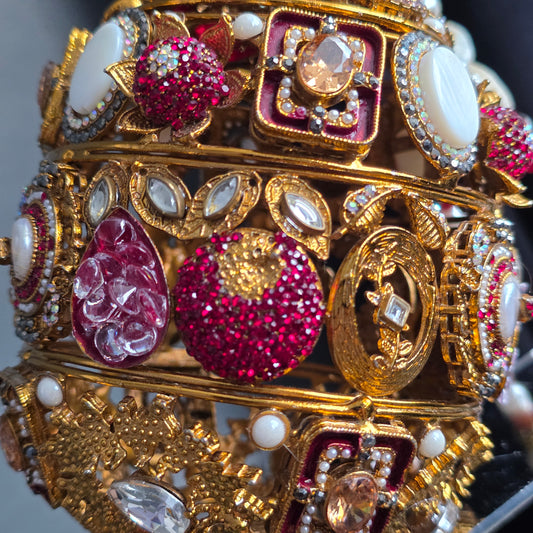 Royal Red Encrusted Potli image 2