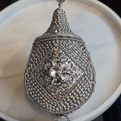 Silver Potli Small Clutch