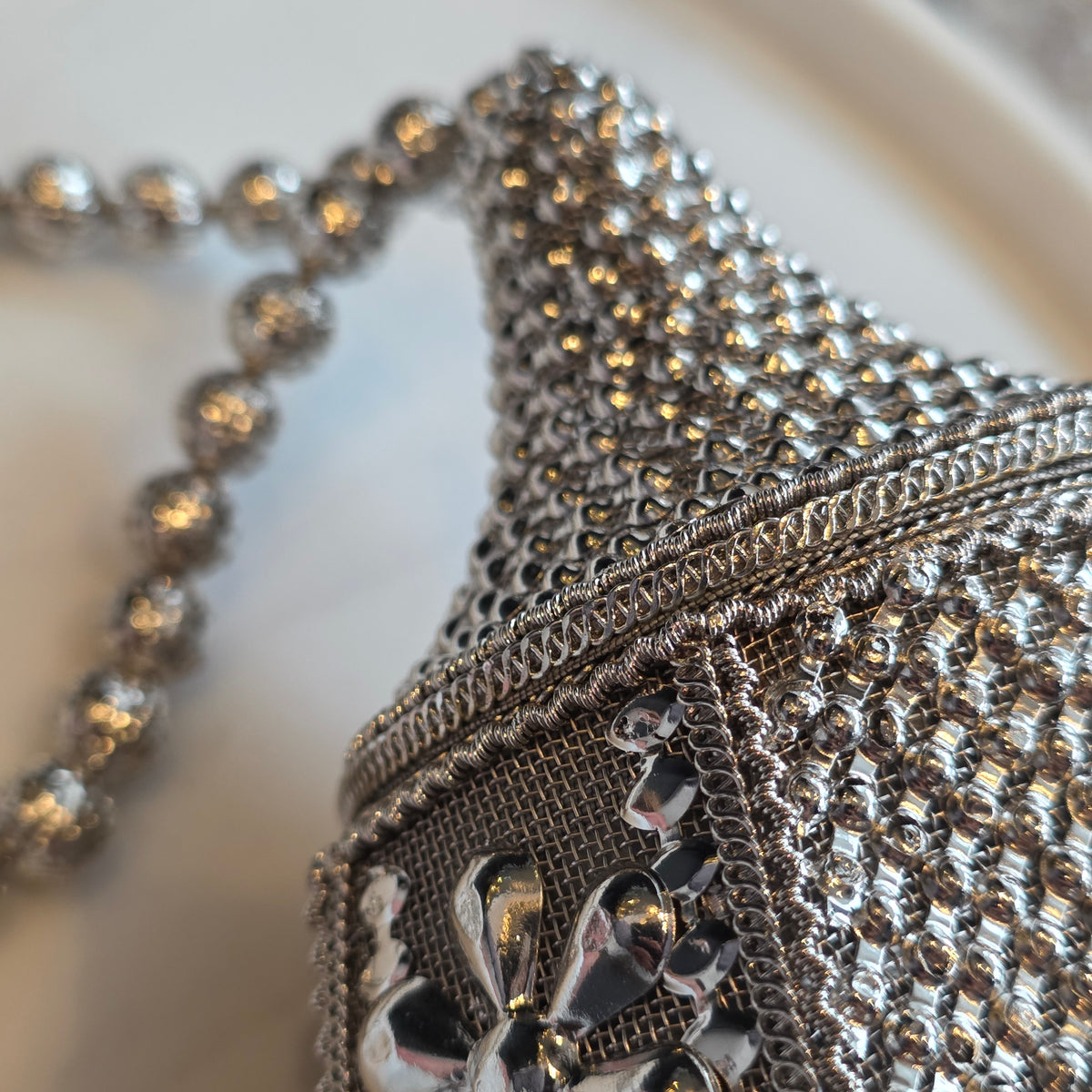 Silver Potli Small Clutch