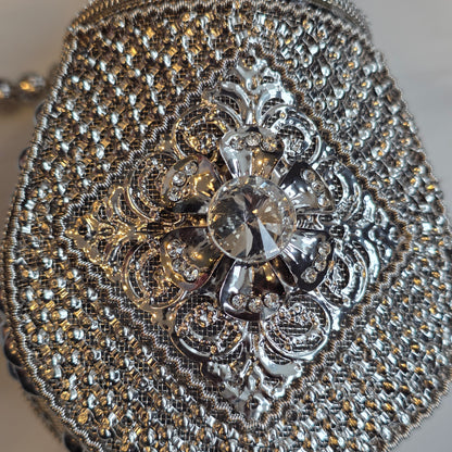 Silver Potli Small Clutch
