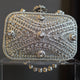 Silver Rectangular Small Clutch