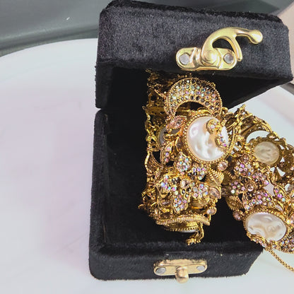 Elara Pearl & Champagne Stone Kareh