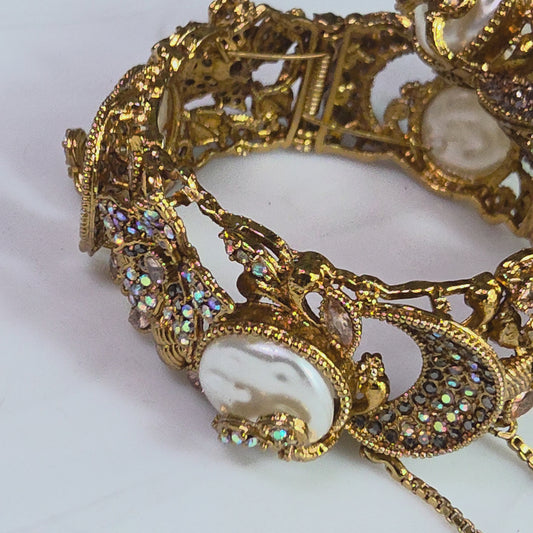 Elara Pearl & Champagne Stone Kareh image 3